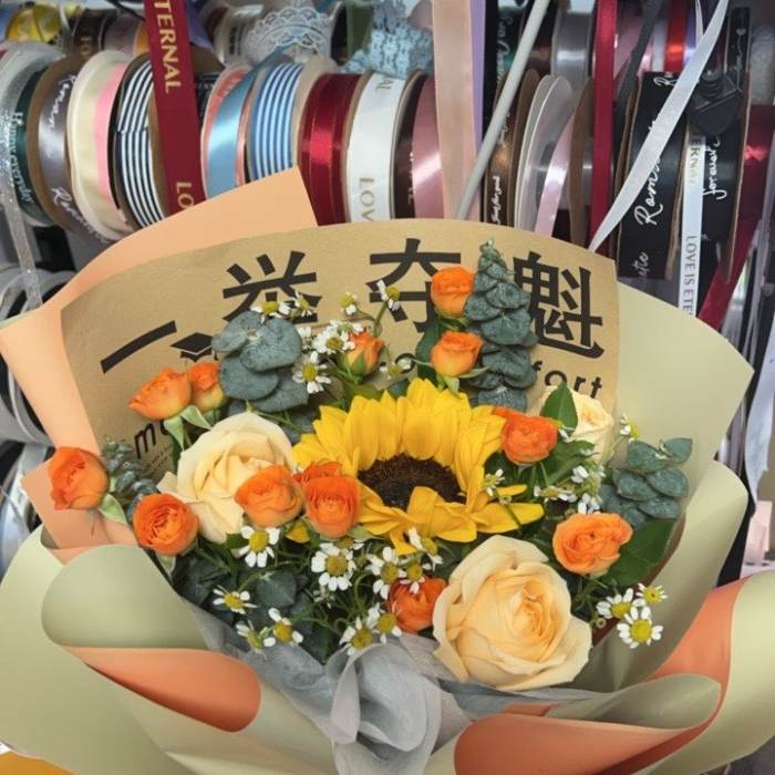 文登送高考生什么花