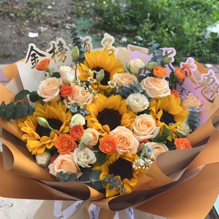 文登送高考生什么花